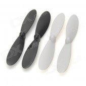 Hubsan H107-A02 Replacement Blades for X4 H107 Quadcopter - Black + White (4 PCS)
