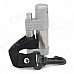 07 Creative Telescope Style Windproof Butane Jet Torch Lighter w/ Strap Buckle - Silvery White 07 Creative Telescope Style Windproof Butane Jet Torch Lighter w/ Strap Buckle - Silvery White