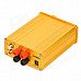 Aluminum 2-Channel Digital Audio Power Amplifier for Car / Home / Computer + More - Golden Aluminum 2-Channel Digital Audio Power Amplifier for Car / Home / Computer + More - Golden