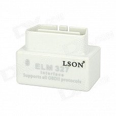 LSON ELM327 Car OBD II Diagnostic Scanner Tool - White LSON ELM327 Car OBD II Diagnostic Scanner Tool - White