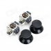 Repair Parts Replacement 3D Joystick Set for XBox 360 - Black + Silver + White (2 PCS) Repair Parts Replacement 3D Joystick Set for XBox 360 - Black + Silver + White (2 PCS)