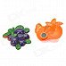 R8507 Cute Fruit Style Plastic Fridge Magnet Stickers - Multicolored (10 PCS)