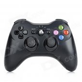 Stylish Wireless Bluetooth V4.0 DoubleShock Controller for PS3 / PS3 Slim / PS3 CECH 4000 - Black