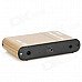 Wireless Bluetooth v3.0 + EDR ISM Audio Receiver - Golden + Black