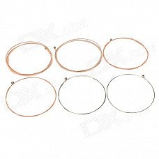 Alice A203 Replacement Acoustic Guitar Strings Set for Folk Guitar - Silver + Bronze (6 PCS) Alice A203 Replacement Acoustic Guitar Strings Set for Folk Guitar - Silver + Bronze (6 PCS)