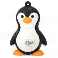 Cartoon Penguin Shaped USB 2.0 Flash Drive (16GB) Cartoon Penguin Shaped USB 2.0 Flash Drive (16GB)