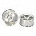 52mm Aluminum Alloy 5-Spoke Wheel Hub for 1:10 R/C On-Road Flat Run Car - Silver (4 PCS) 52mm Aluminum Alloy 5-Spoke Wheel Hub for 1:10 R/C On-Road Flat Run Car - Silver (4 PCS)