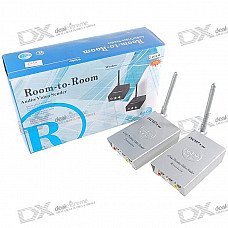 BADA 2.4GHz 1W 4-Channel Wireless Stereo Audio/Video AV Transmitter & Receiver Kit (100V~240V AC) BADA 2.4GHz 1W 4-Channel Wireless Stereo Audio/Video AV Transmitter & Receiver Kit (100V~240V AC)