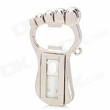 JY-005 Foot Style USB 2.0 Flash Drive Bottle Opener - Silver (16GB) JY-005 Foot Style USB 2.0 Flash Drive Bottle Opener - Silver (16GB)