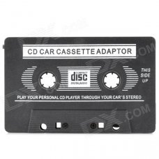 3.5mm Jack Car MP3 CD Cassette Converter Adapter - Black (80cm) 3.5mm Jack Car MP3 CD Cassette Converter Adapter - Black (80cm)