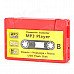 Cassette Tape Style MP3 Player w/ 3.5mm Jack + TF Slot + Mini USB + Earphone - Red + Yellow Cassette Tape Style MP3 Player w/ 3.5mm Jack + TF Slot + Mini USB + Earphone - Red + Yellow