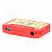 Cassette Tape Style MP3 Player w/ 3.5mm Jack + TF Slot + Mini USB + Earphone - Red + Yellow Cassette Tape Style MP3 Player w/ 3.5mm Jack + TF Slot + Mini USB + Earphone - Red + Yellow