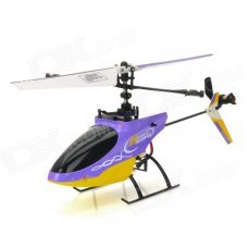 Great Wall 9958 2.4GHz 4-Channel Single-Propeller RC Helicopter - Purple + Yellow + Black Great Wall 9958 2.4GHz 4-Channel Single-Propeller RC Helicopter - Purple + Yellow + Black