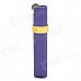 1601 Stainless Steel Windproof Blue Butane Lighter - Purple