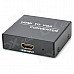 HDMI to VGA Converter w/ Audio Function - Black HDMI to VGA Converter w/ Audio Function - Black