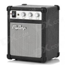 Retro Mini MP3 Speaker - Black + Silver (3 x AA) Retro Mini MP3 Speaker - Black + Silver (3 x AA)