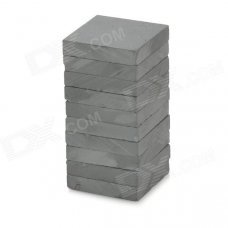20 x 20 x 4mm Ferrite Magnet - Black (10PCS)