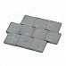 20 x 20 x 4mm Ferrite Magnet - Black (10PCS)