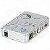 AV / S-Video to HDMI HD Audio Video Converter w/ EU Plug Power Adapter - Silver AV / S-Video to HDMI HD Audio Video Converter w/ EU Plug Power Adapter - Silver