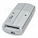 BUFFALO USB 2.0 Dual Micro SD / TF Card Reader - Silver Grey BUFFALO USB 2.0 Dual Micro SD / TF Card Reader - Silver Grey