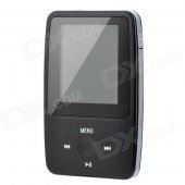 Megafeis E18 1.8" TFT Rechargeable MP3 player w/ 1-Key Recorder / TF / TXT / AMV - Black
