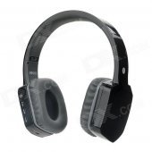 DWH260 2.4GHz Folding Wireless Digital Headset Headphone for Cell Phone / PC / TV - Black + Grey