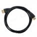 1.4v HDMI Male to HDMI Male Connecting Cable - Black (150cm) 1.4v HDMI Male to HDMI Male Connecting Cable - Black (150cm)
