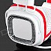 Kanen KM890 Wired Folding Stereo Headphones - White + Red (3.5mm Plug / 1.5m) Kanen KM890 Wired Folding Stereo Headphones - White + Red (3.5mm Plug / 1.5m)