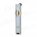1601 Windproof Rotation Lock Blue Flame Gas Lighter - Silver