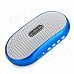 SinGBOX SV-507 Portable Amplifier Speaker w/ FM for Iphone + MP3 + More - Blue SinGBOX SV-507 Portable Amplifier Speaker w/ FM for Iphone + MP3 + More - Blue