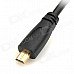 1080p HDMI V1.4 Male to Micro HDMI Male Connection Cable - Black (180CM-Length)