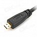 1080p HDMI V1.4 Male to Micro HDMI Male Connection Cable - Black (100CM-Length) 1080p HDMI V1.4 Male to Micro HDMI Male Connection Cable - Black (100CM-Length)