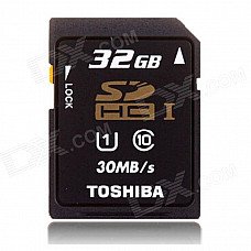 Genuine TOSHIBA SD-C32GR7WA3 SD Memory Card - Black (32GB) Genuine TOSHIBA SD-C32GR7WA3 SD Memory Card - Black (32GB)