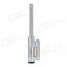 Zinc Alloy Practical Long Shaft Butane Lighter - Silver