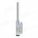 Zinc Alloy Practical Long Shaft Butane Lighter - Silver