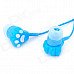Cute Cartoon Cat-Claw Style In-Ear Earphones for MP3 / MP4 + More - Blue + White (3.5mm-Plug) Cute Cartoon Cat-Claw Style In-Ear Earphones for MP3 / MP4 + More - Blue + White (3.5mm-Plug)