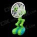 L800 Cute Robot Football Style USB Power Fan - Green + White + Blue L800 Cute Robot Football Style USB Power Fan - Green + White + Blue