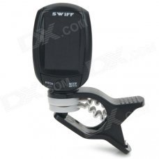 1.3" LCD Color Screen Clip On Chromatic Tuner for Guitar / Bass / Violin / Ukulele - Black 1.3" LCD Color Screen Clip On Chromatic Tuner for Guitar / Bass / Violin / Ukulele - Black