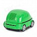 SA168 Car Shape Car Smokeless Ashtray - Green (2 x AA / USB Power)