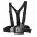 SMJ HR47 Front Chest Elastic Belt Shoulder Strap for Gopro Hero 4, 3+, 3 HD, AEE SD20, SD21, SJ4000 SMJ HR47 Front Chest Elastic Belt Shoulder Strap for Gopro Hero 4, 3+, 3 HD, AEE SD20, SD21, SJ4000