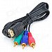 HDMI Male to 3-RCA Male Component Cable - Black
