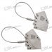 Stainless Steel Poker Card Keychain