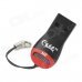 C286 Mini Whistle Style USB2.0 Card Reader - Black + Red (32GB) C286 Mini Whistle Style USB2.0 Card Reader - Black + Red (32GB)