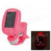 A3 1.3" LCD Screen Clip-On Metronome Tuner - Pink