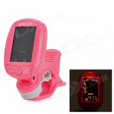 A3 1.3" LCD Screen Clip-On Metronome Tuner - Pink A3 1.3" LCD Screen Clip-On Metronome Tuner - Pink