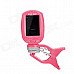 A3 1.3" LCD Screen Clip-On Metronome Tuner - Pink A3 1.3" LCD Screen Clip-On Metronome Tuner - Pink