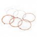 ZIKO Replacement Steel + Copper Wire Folk Guitar Strings - Silver + Red Copper (6 PCS) ZIKO Replacement Steel + Copper Wire Folk Guitar Strings - Silver + Red Copper (6 PCS)