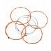 ZIKO Replacement Steel + Copper Wire Folk Guitar Strings - Silver + Red Copper (6 PCS) ZIKO Replacement Steel + Copper Wire Folk Guitar Strings - Silver + Red Copper (6 PCS)
