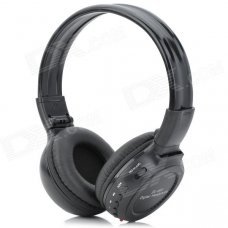 ZL-669 Folding Sport MP3 Player Headphones w/ FM / SD - Black ZL-669 Folding Sport MP3 Player Headphones w/ FM / SD - Black