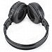 ZL-669 Folding Sport MP3 Player Headphones w/ FM / SD - Black ZL-669 Folding Sport MP3 Player Headphones w/ FM / SD - Black